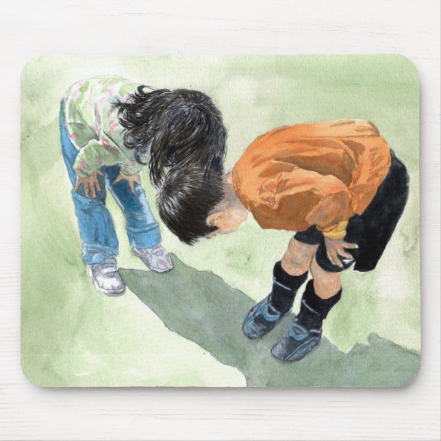 Olhe, um joaninha! Mousepad (Frente)