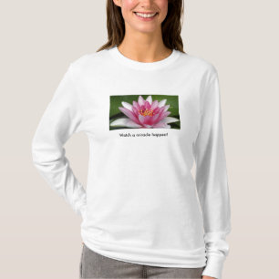 Olhe um milagre acontecer camisa longa da luva