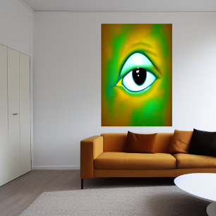 Olho AI Art Poster