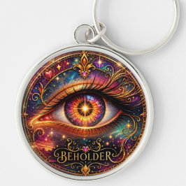 Olho Cósmico BEHOLDER Chaveiro Redondo Premium