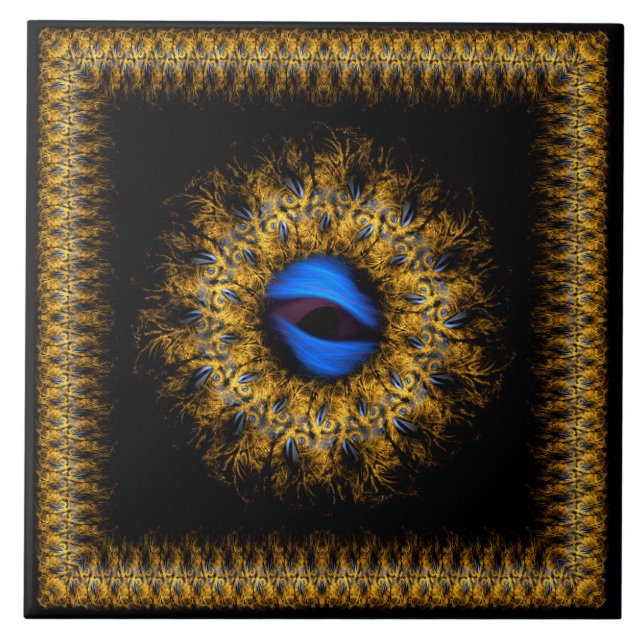 Olho de Fractal Mandala King (Frente)