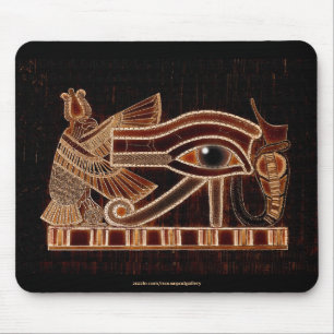 OLHO de HORUS, arte egípcia Mousepad de WADJET