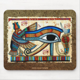 OLHO de HORUS, egípcio Mousepad de WADJET