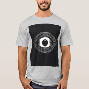 Olho Dentro - Camisa de Logotipo Surreal Minimalis