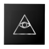 Olho do Cao dai do ícone religioso do Providência