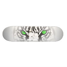 OLHO DO SKATE DO TIGRE - DESIGN BRANCO DO TIGRE