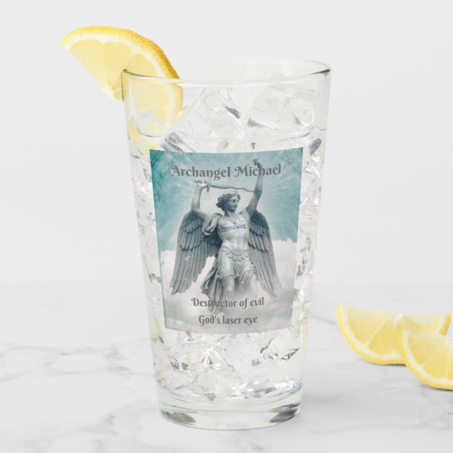 Olho laser de Arcanel Michael Deus, cinza Copo (Gelo frontal)