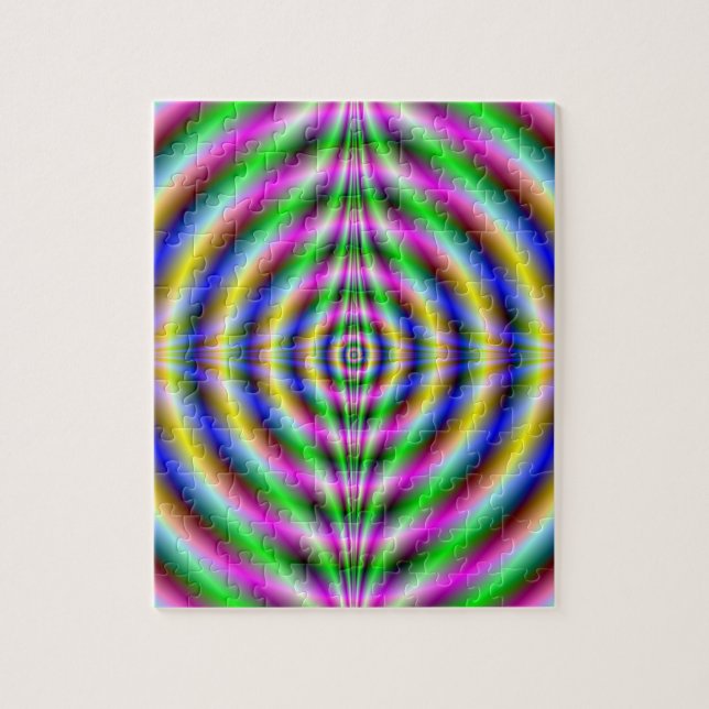 Olho Neon Psicedélico quebra-cabeça (Vertical)