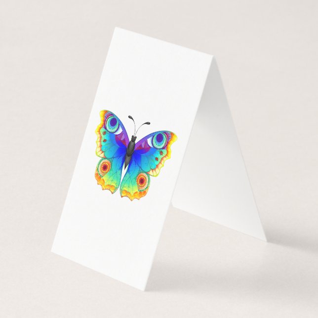 Olho Peacock da Borboleta Arco-Íris (Verso)