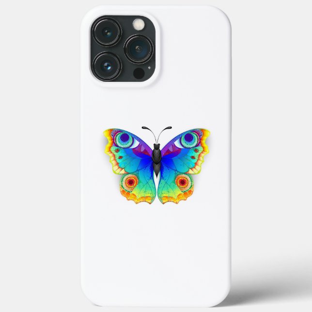 Olho Peacock da Borboleta Arco-Íris (Verso)