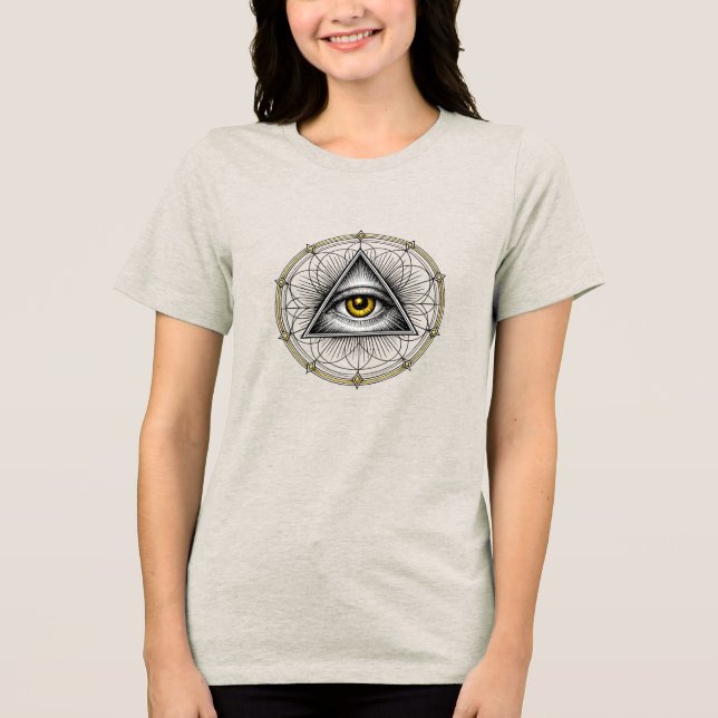 Olho que Tudo Vê Geometria Sagrada (Frente)
