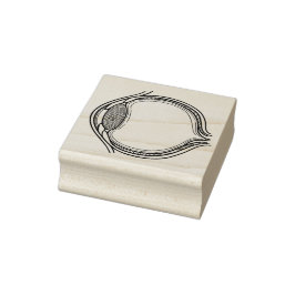 Olho, Vejo Você Carimbo De Borracha