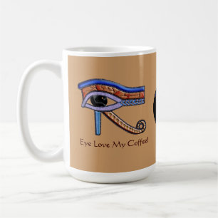 "Olhos Adoram Meu Café!" Canecas