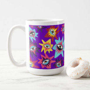 Olhos 🌸 caneca de café 15oz