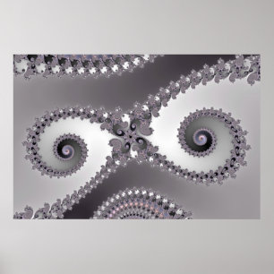 Olhos de Coruja - Poster Fractal