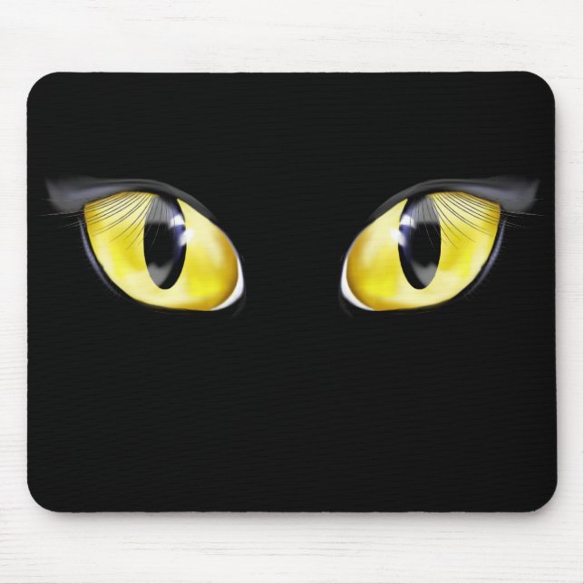 Olhos de gatos Mousepad (Frente)