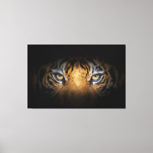Olhos De Uma Arte Canvas De Tigre