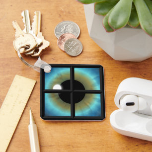 Olhos Para O Chaveiro Quadrado Da Alma Premium