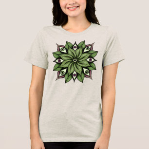 Olhos Psicodélicos Mandala - Padrão Floral Trippy