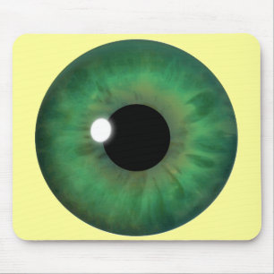 Olhos Verdes Iris Mousepad Legal