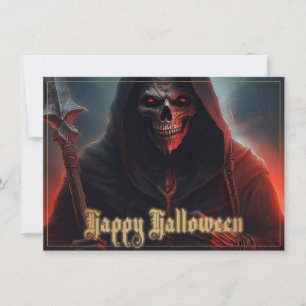 Olhos Vermelhos Brilhantes Ceifador Arte de Hallow