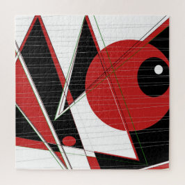 Olhos Vermelhos Observando Quebra-cabeça