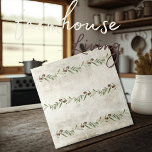 Olivais da Toscana e ramos em Aquarelas Rústicas<br><div class="desc">Glândulas de aquarelas russas. Combine e combine com outros azulejos para criar o seu aspecto perfeito. 100% de satisfação do cliente com o "Zazzle" todos os dias.</div>