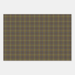 Olive Blue Orange Plaid Tartan