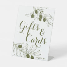 Olive Green Branches Gifts & Cards