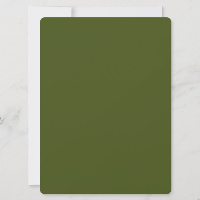Olive Green Color Design Customize This (Frente)