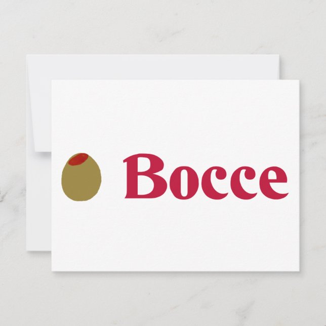 Olive (I Love) Bocce (Frente)