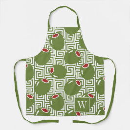 Olive Mediterranean Greek Key 