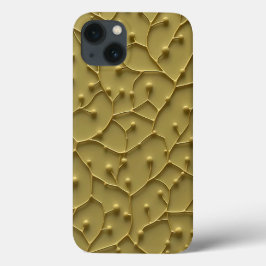Olive Organic Texture iPhone Case Rugged Look
