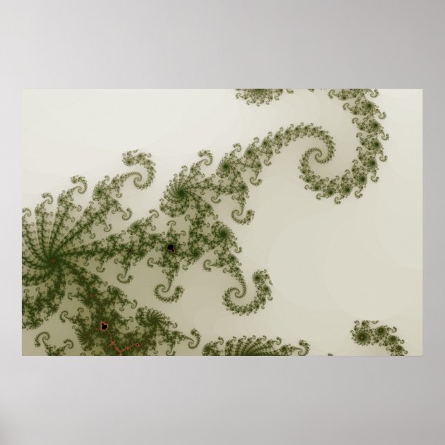 Olive Smoke Poster (Frente)