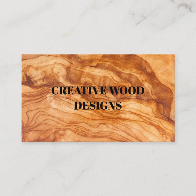 OLIVE WOOD CARTÃO DE VISITA (Frente)