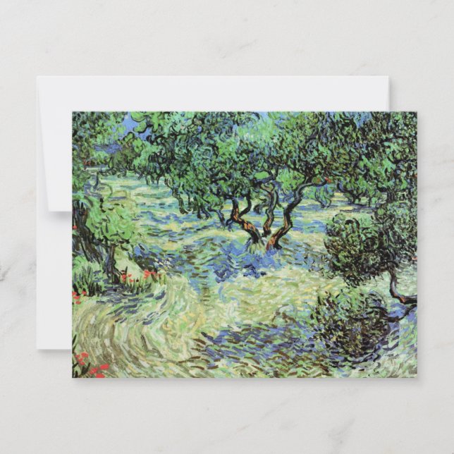 Oliveiral por Vincent van Gogh (Frente)