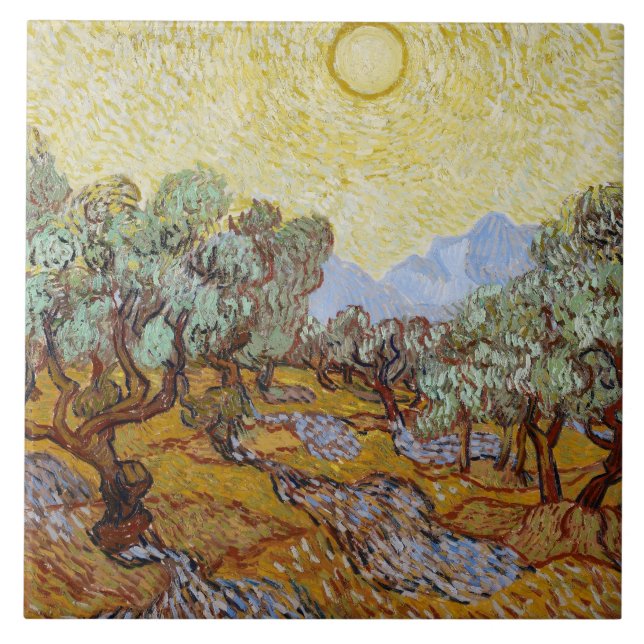 Oliveiras de Vincent van Gogh |, 1889 (Frente)