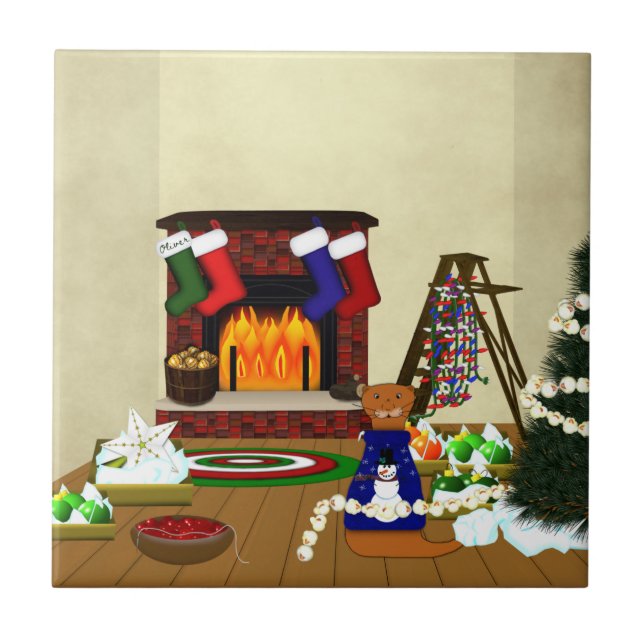 Oliver Decora para o Natal (Frente)