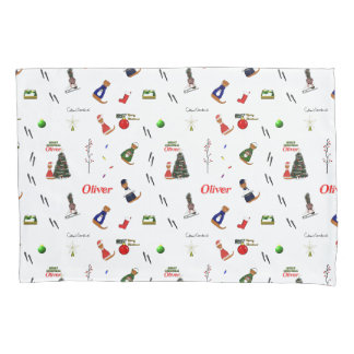 Oliver The Otter Christmas Random Pattern