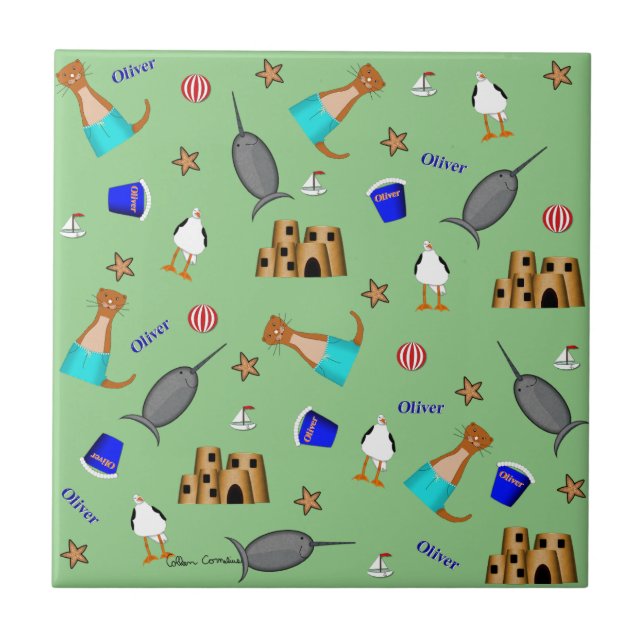 Oliver The Otter Summer Beach Vacntern (Frente)
