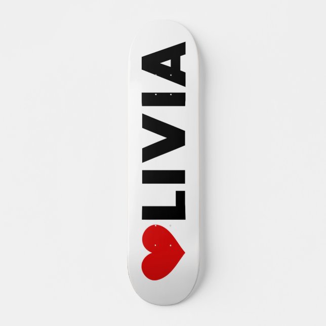 Olivia Love Skateboard (Frente)