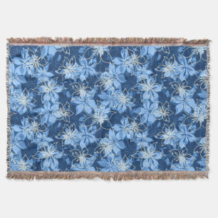 Olowalu Hibiscus Camo Havaiano lança cobertores