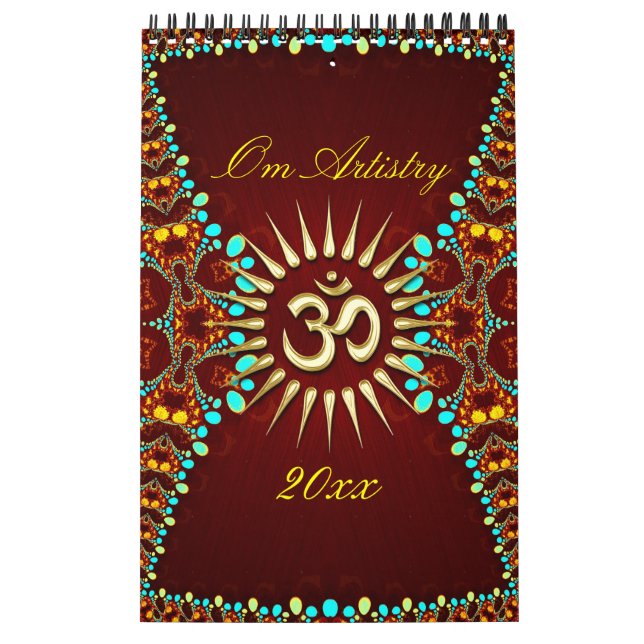 OM Artiery Yoga Nova Idade Calendários Meditaciona (Capa)