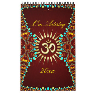 OM Artiery Yoga Nova Idade Calendários Meditaciona