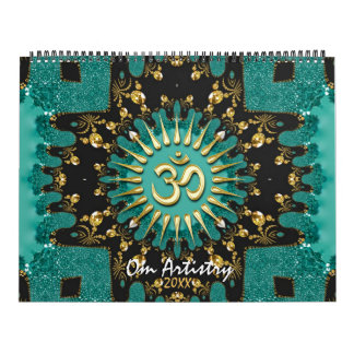 OM Artiery Yoga Nova Idade Calendários Meditaciona