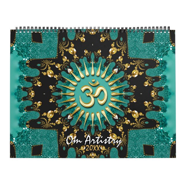 OM Artiery Yoga Nova Idade Calendários Meditaciona (Capa)