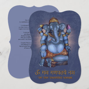 Om Gan Ganpataye Mantra para Lord Ganesha