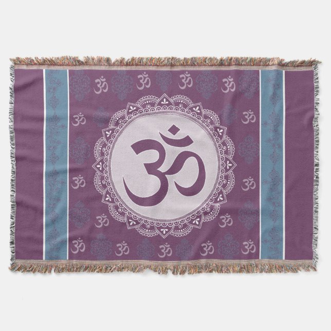 OM Mandala - Cobertor (Frente)