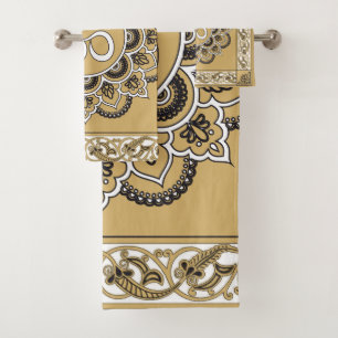 OM Mandala - Conjunto de Toalhas de Banho