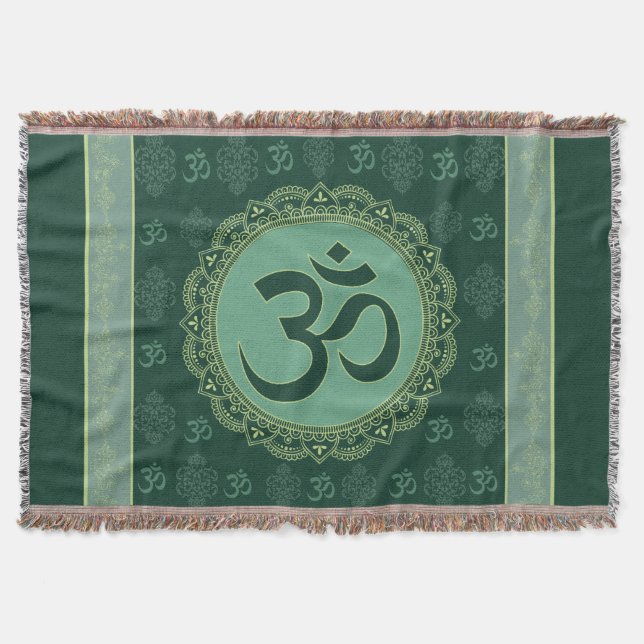 OM Mandala - Jogue o cobertor (Frente)